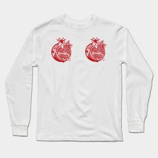 Rocky double Pomegranate... if you know... you know... Long Sleeve T-Shirt